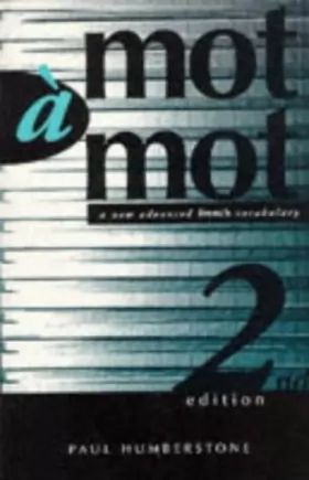 Couverture du produit · Mot a Mot, 2nd edn