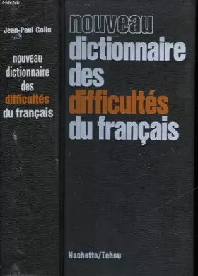 Couverture du produit · Nouveau dictionnaire des difficultes du francais
