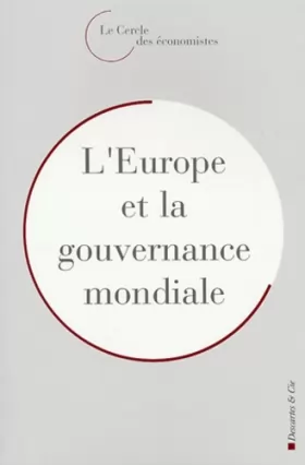 Couverture du produit · L'Europe et la gouvernance mondiale