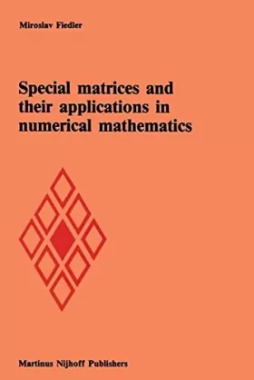Couverture du produit · Special Matrices and Their Applications in Numerical Mathematics