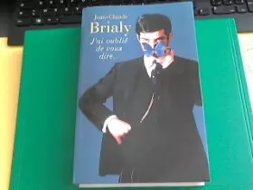 Couverture du produit · J'ai oublié de vous dire ...