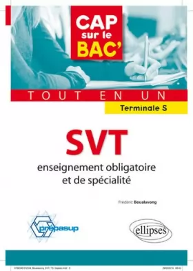 Couverture du produit · SVT Enseignement Obligatoire et de Specialité Terminale S