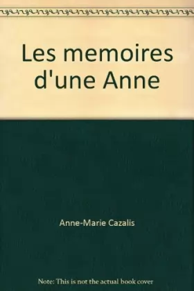 Couverture du produit · Les mémoires d'une Anne