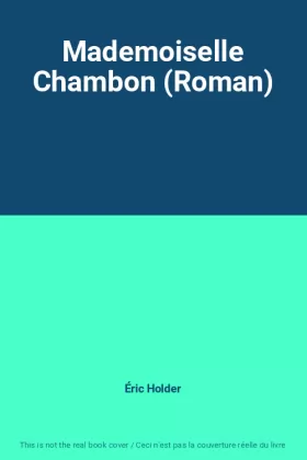 Couverture du produit · Mademoiselle Chambon (Roman)