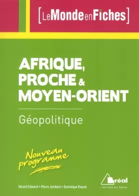 Couverture du produit · Géopolitique de l'Afrique, du Proche et du Moyen-Orient