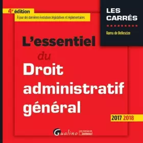 Couverture du produit · L'essentiel du droit administratif général
