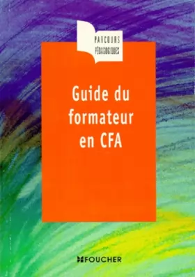 Couverture du produit · Guide du formateur en CFA