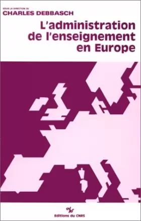 Couverture du produit · L'administration dans l'enseignement en Europe