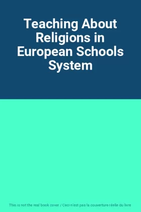 Couverture du produit · Teaching About Religions in European Schools System