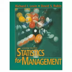 Couverture du produit · Statistics for Management
