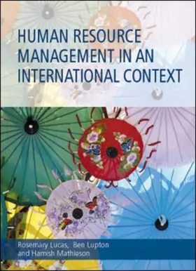 Couverture du produit · Human Resource Management in an International Context