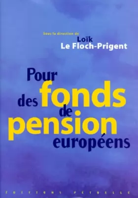 Couverture du produit · Pour des fonds de pension européens