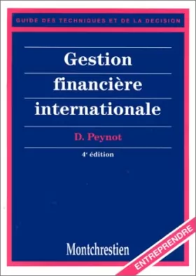 Couverture du produit · Gestion financière internationale, 4e édition