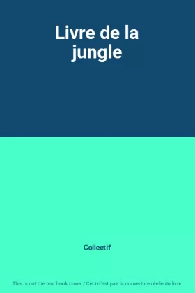 Couverture du produit · Livre de la jungle