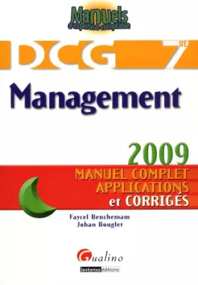 Couverture du produit · Management DCG7 : Manuel complet, applications et corrigés