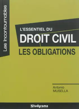 Couverture du produit · L'essentiel du droit civil : Les obligations