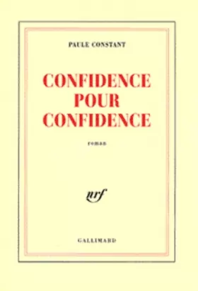 Couverture du produit · Grand carnet «Confidence pour confidence» (papeterie)