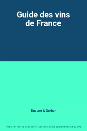 Couverture du produit · Guide des vins de France