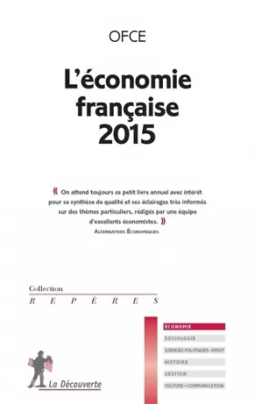 Couverture du produit · L'économie française 2015