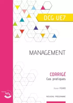Couverture du produit · Management - Corrigé: UE 7 du DCG
