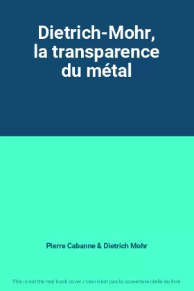 Couverture du produit