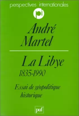 Couverture du produit · La Libye, 1835-1990