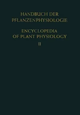 Couverture du produit · Allgemeine Physiologie Der Pflanzenzelle / General Physiology of the Plant Cell