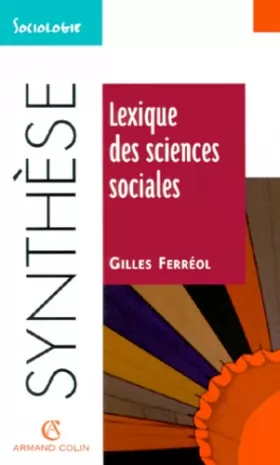 Couverture du produit · Lexique des sciences sociales