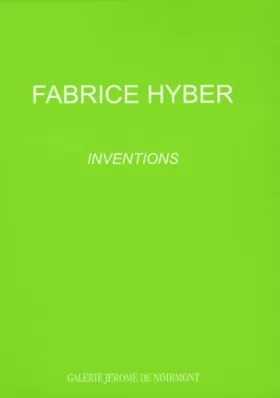 Couverture du produit · Fabrice Hyber Inventions