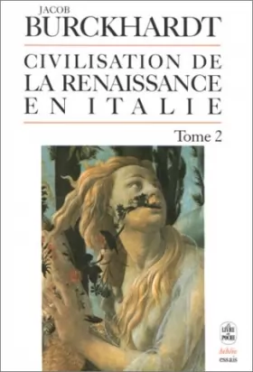Couverture du produit · La civilisation de la Renaissance en Italie, tome 2