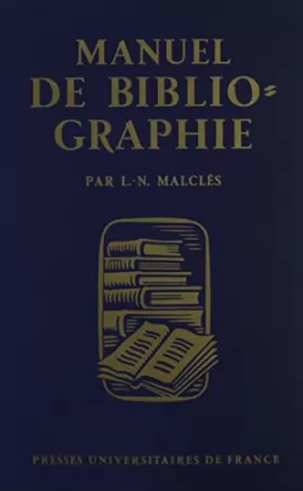 Couverture du produit · Manuel De Bibliographie (French Edition)