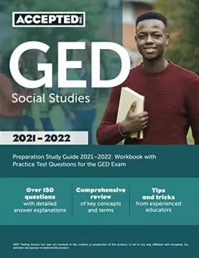 Couverture du produit · GED Social Studies Preparation Study Guide 2021-2022: Workbook with Practice Test Questions for the GED Exam