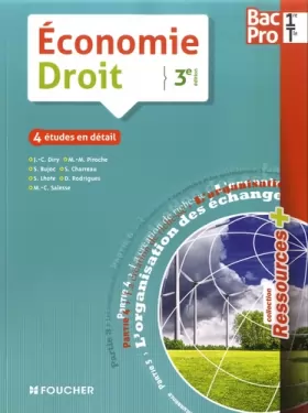 Couverture du produit · Ressources plus Economie-Droit 1re-Tle BAC PRO - 3e édition