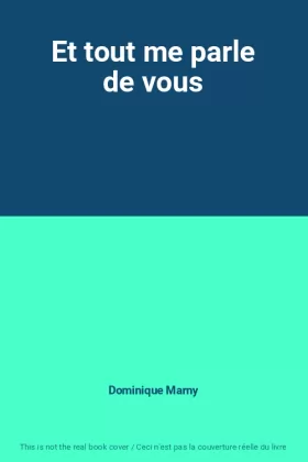 Couverture du produit · Et tout me parle de vous