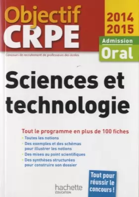 Couverture du produit · CRPE en fiches : Sciences et technologie