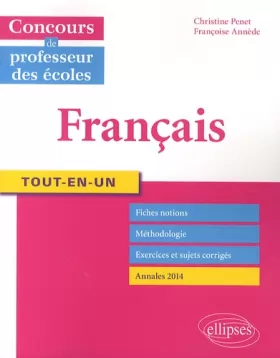 Couverture du produit · Tout-en-un Français Concours de Professeurs des Écoles