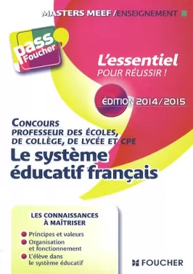 Couverture du produit · Pass'Foucher - Le système éducatif Français édition 2014/2015