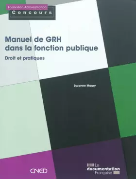 Couverture du produit · Manuel de GRH dans la fonction publique