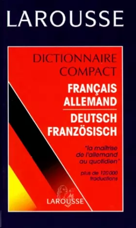 Couverture du produit · Dictionnaire compact français-allemand, allemand-français