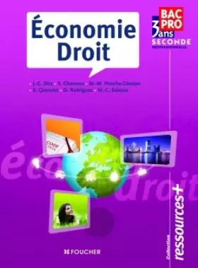 Couverture du produit · Economie Droit BAC Pro 3 ans, 2de professionnelle, Ressources+