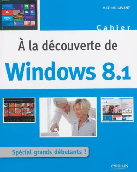 Couverture du produit · A la découverte de Windows 8.1