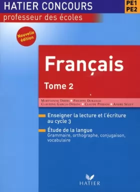 Couverture du produit · Français PE1-PE2 : Tome 2