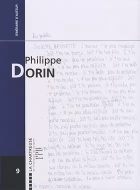 Couverture du produit · Philippe Dorin, un itinéraire