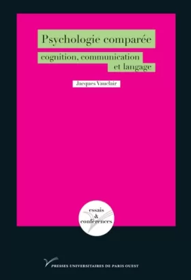Couverture du produit · Psychologie comparée : Cognition, communication et langage