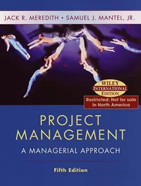 Couverture du produit · Project Management: A Managerial Approach