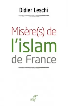 Couverture du produit · Misère(s) de l'islam de France