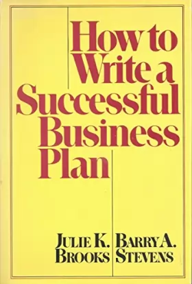 Couverture du produit · How to Write a Successful Business Plan