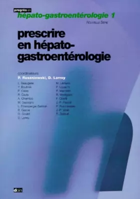 Couverture du produit · Prescrire en hépato-gastroentérologie