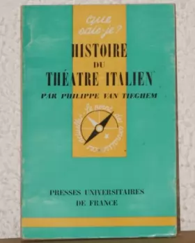 Couverture du produit · Histoire du théâtre italien