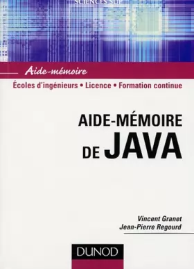 Couverture du produit · Aide-mémoire de Java